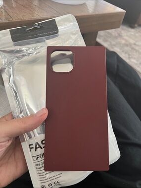 Matte Wine Red Slim Phone Case fits IPhone 13